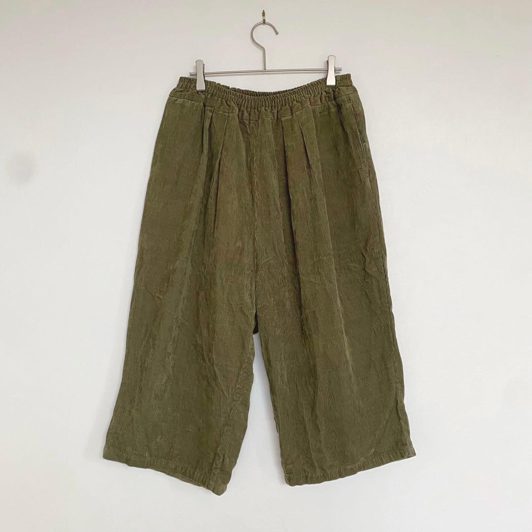 R&D.M.Co- オールドマンズテーラー　コーデュロイ　ゴムパンツ　日本製
