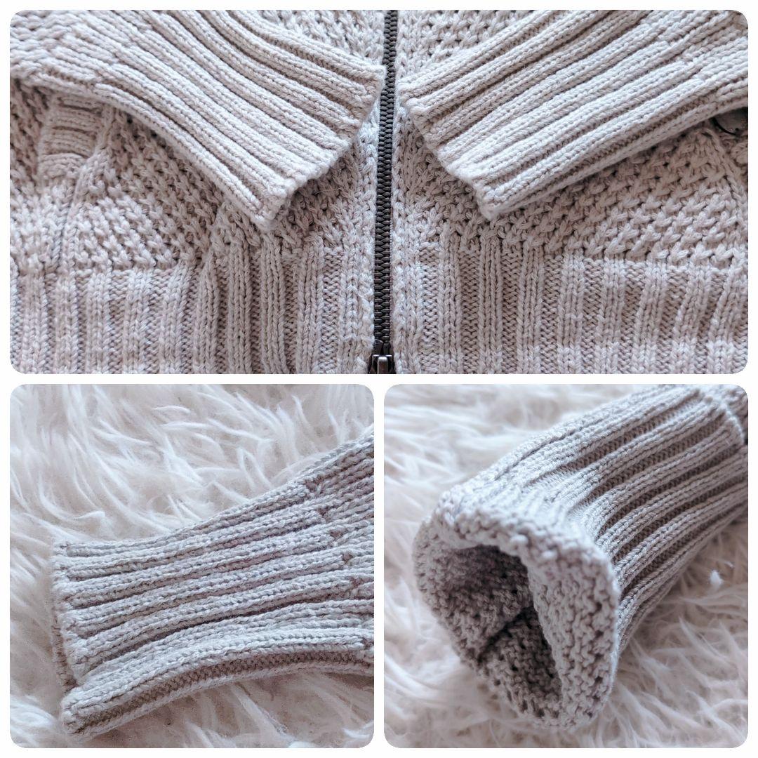 美品✨️フォクシー リリーパーカー　40 コットンシルク フーディ ざっくり編み