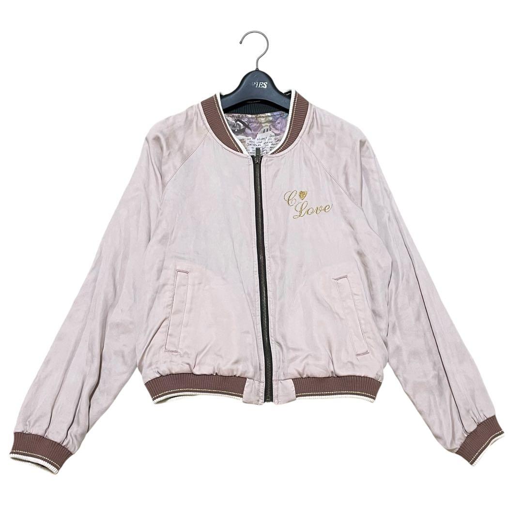 美品　コートニーラブ　ヒステリックグラマー　リバーシブル　薄手　総柄　ブルゾン