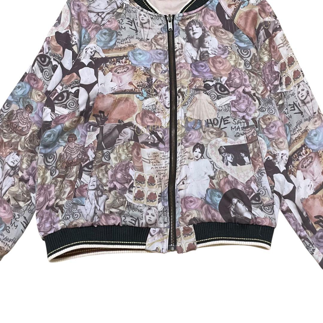 美品　コートニーラブ　ヒステリックグラマー　リバーシブル　薄手　総柄　ブルゾン