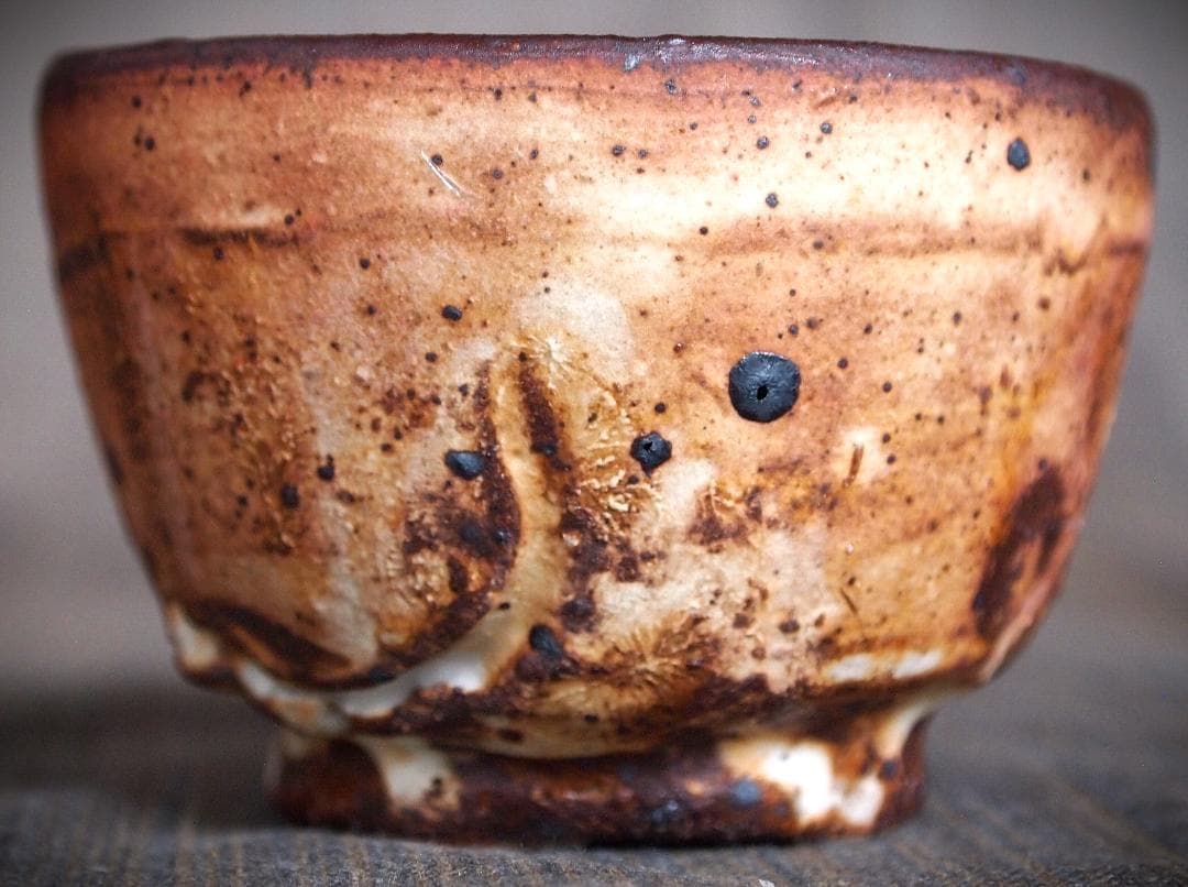 人気作家★水谷渉【師：中川自然坊＆鯉江良二粉引唐津ぐい呑みB