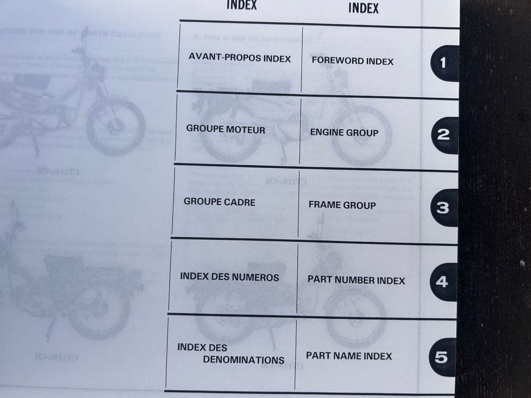 ホンダ CT110 サービスマニュアルとパーツカタログその他