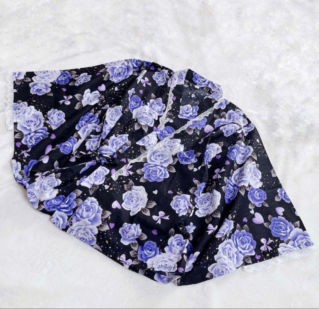 浴衣ドレス 地雷系　量産型　平成姫ギャル　薔薇150cm