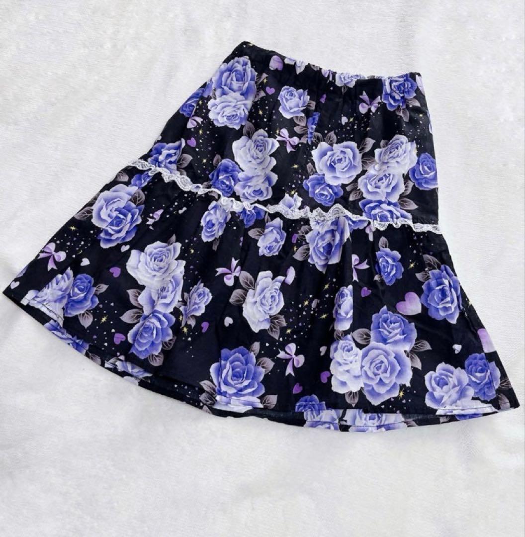 浴衣ドレス 地雷系　量産型　平成姫ギャル　薔薇150cm