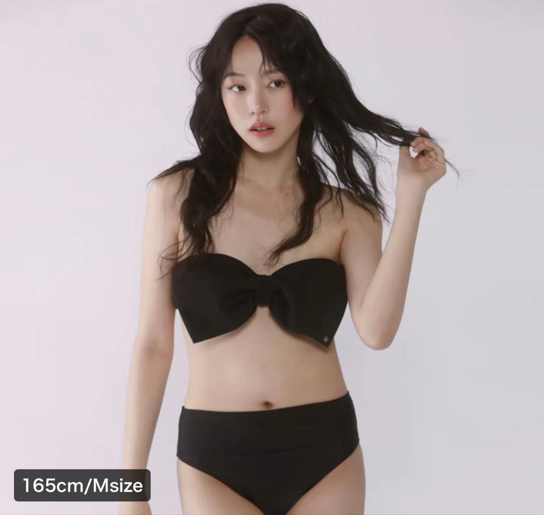 水着・ラッシュガード 2way ribbon motif swimwear S