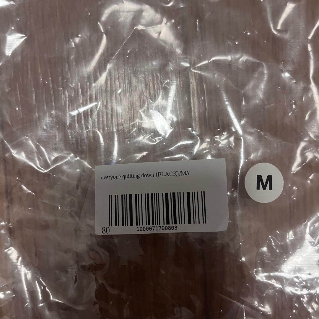 ジャケット・アウター everyone quilting down jacket BLACK