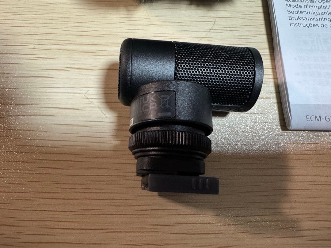 SONY ECM-G1 マイク ウィンドシールド付き