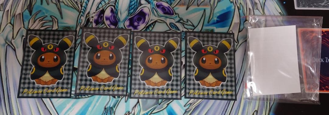 イーブイポンチョシリーズBK ブラッキー　使用済み６０枚＋未使用４枚