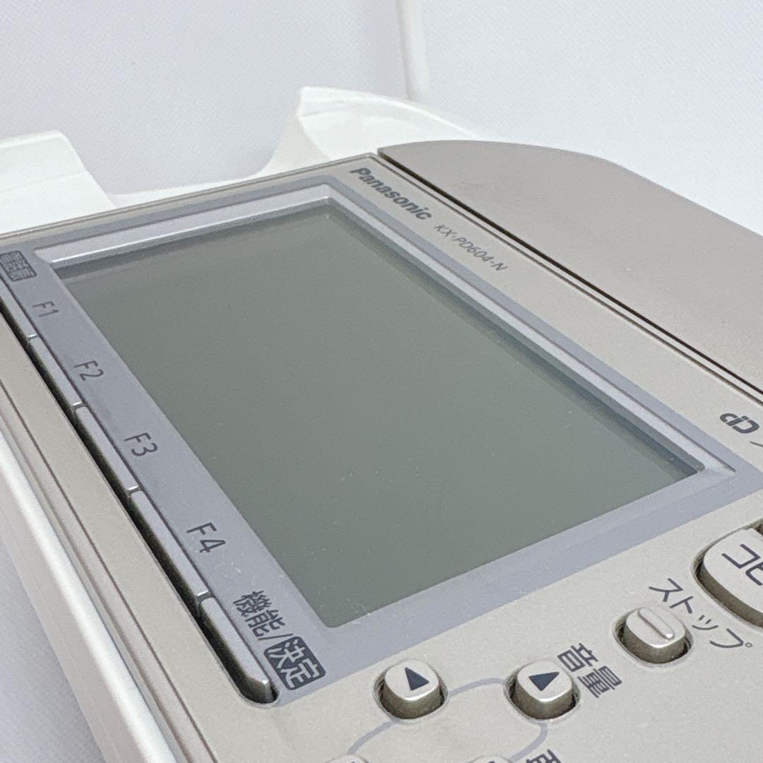 【美品】 子機付き パナソニック 家庭用ファックス 電話機 KX-PD604DL