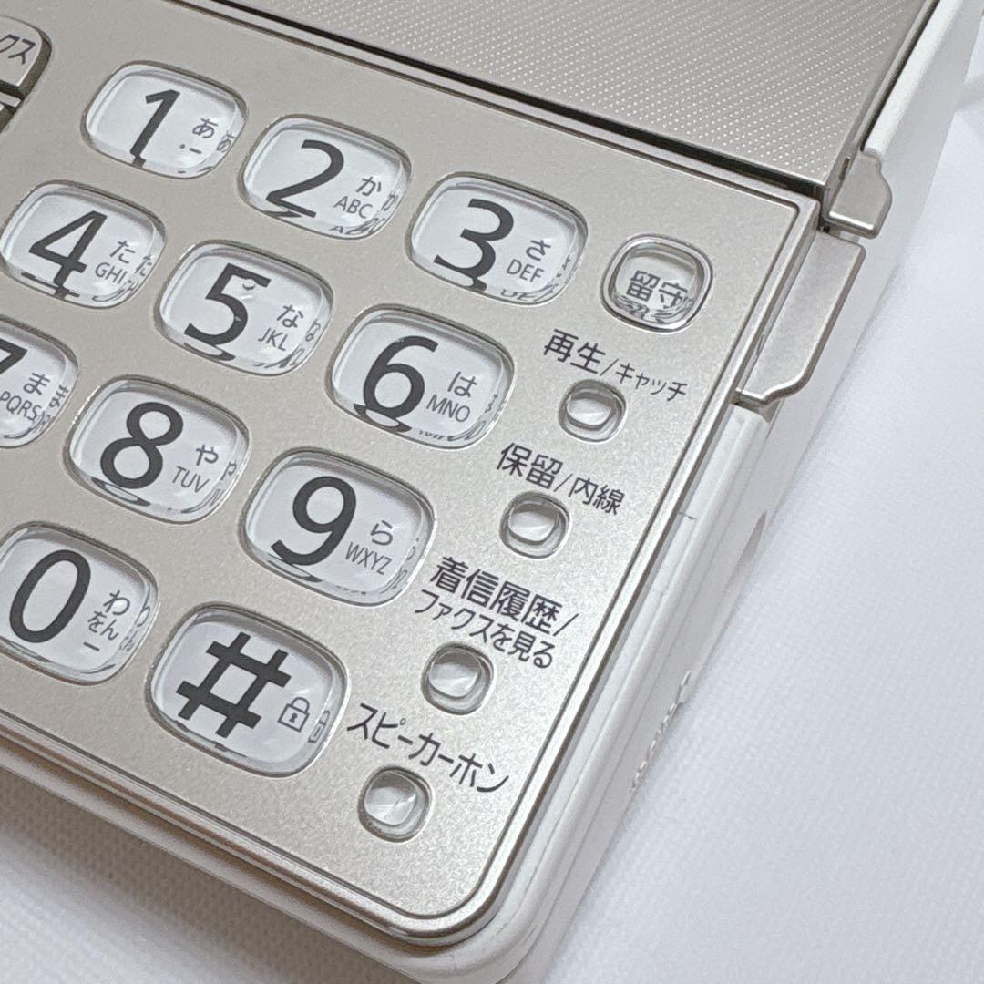 【美品】 子機付き パナソニック 家庭用ファックス 電話機 KX-PD604DL