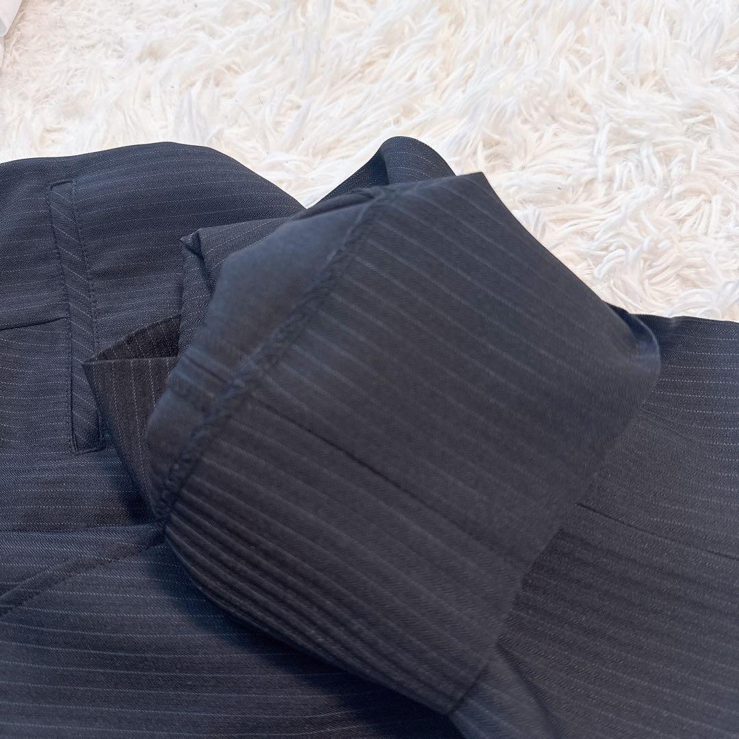 【良品】ヒロミチナカノ男の子 スーツ セットアップ 長ズボン 卒服 黒　160