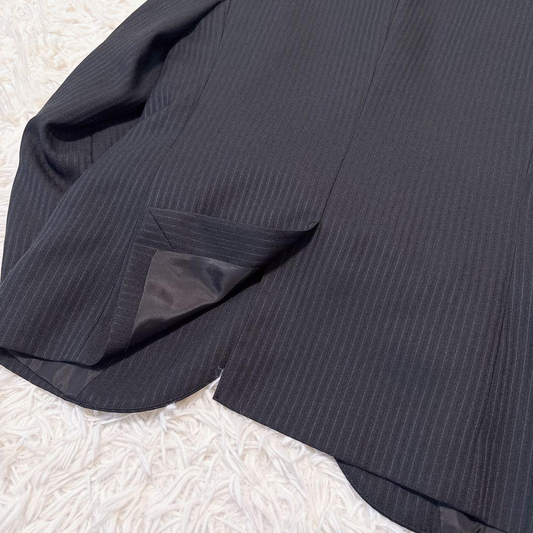 【良品】ヒロミチナカノ男の子 スーツ セットアップ 長ズボン 卒服 黒　160