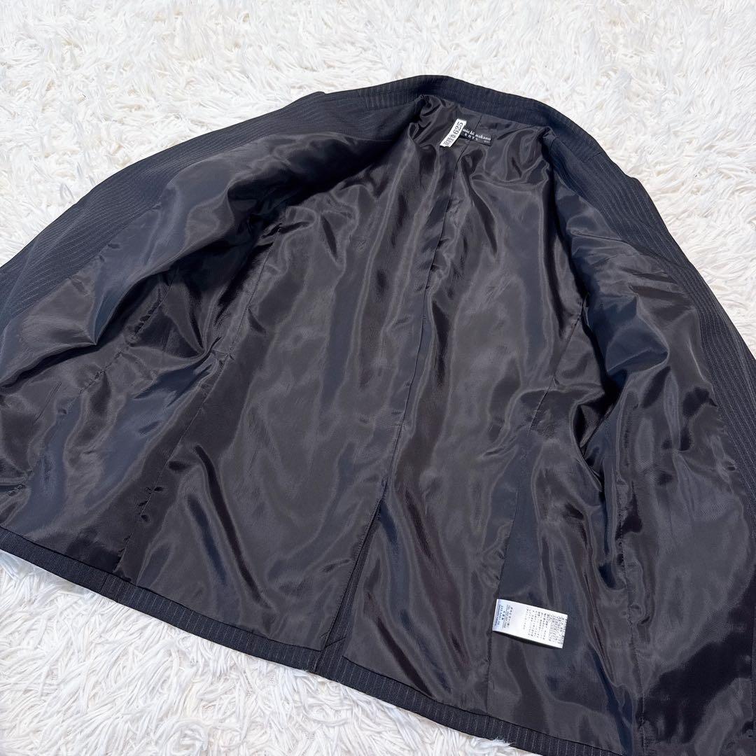 【良品】ヒロミチナカノ男の子 スーツ セットアップ 長ズボン 卒服 黒　160