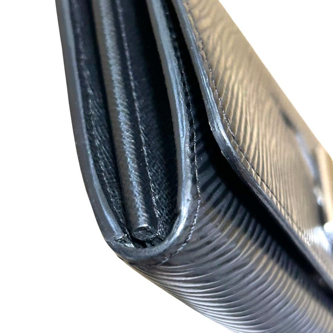 本物　ルイヴィトン　M68309 エピ　ポルトフォイユ・ツイスト　黒　長財布