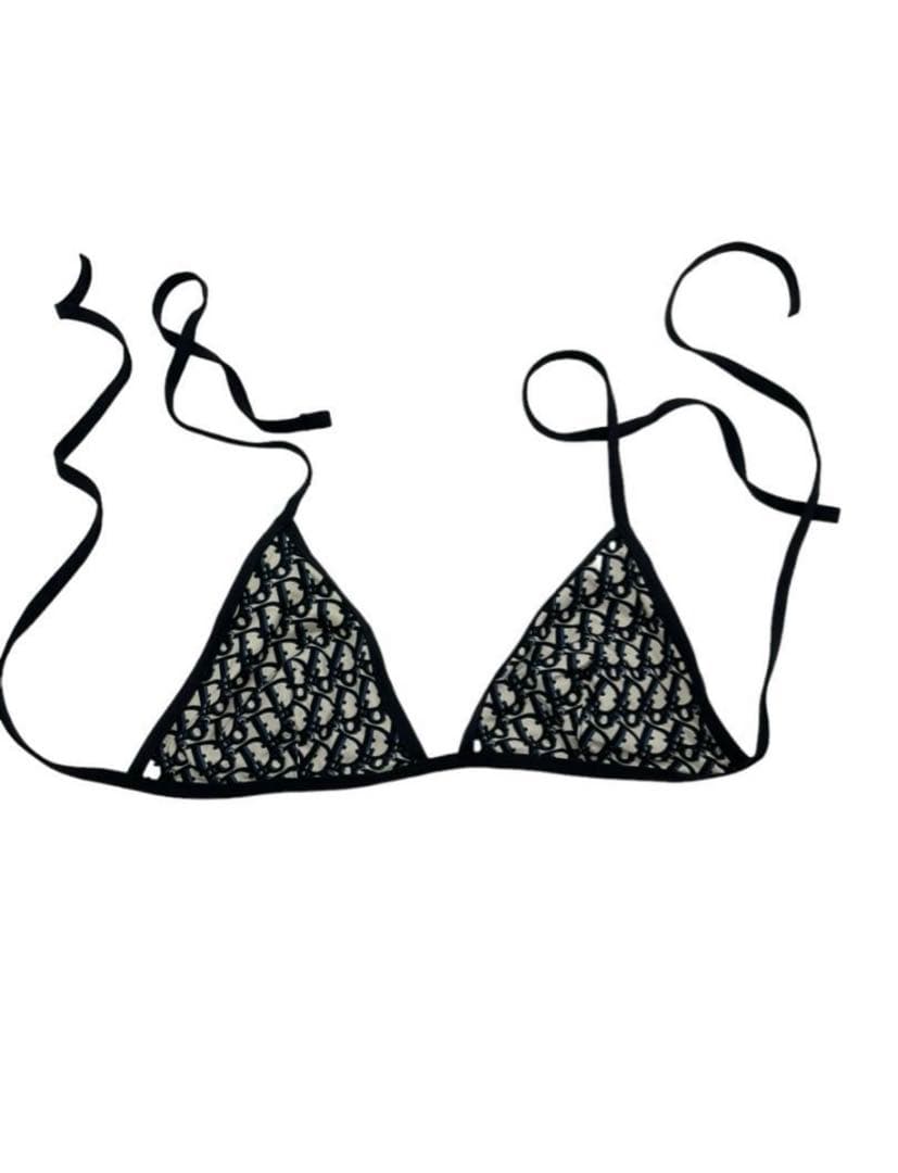 ディオール　水着　ビキニ　オブリーク　ネイビー　M　XS　正規品