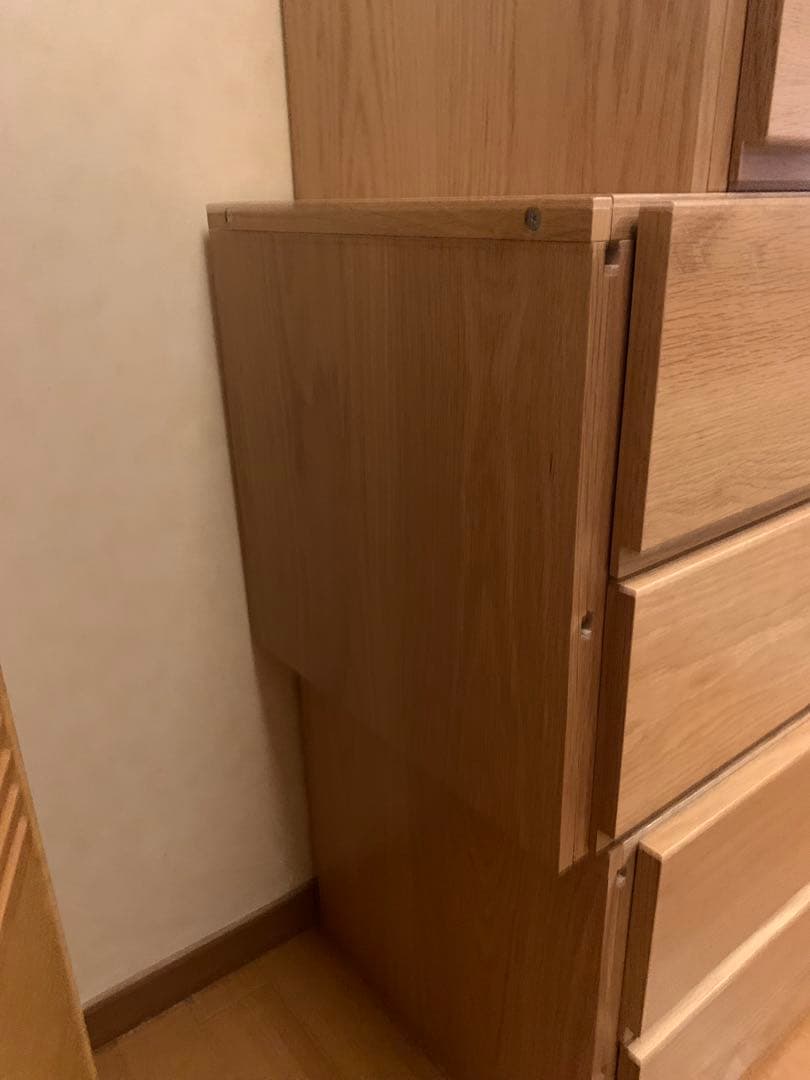 ②★無印★ユニットシェルフ★ ボックス★引き出し★オーク材★旧タイプ