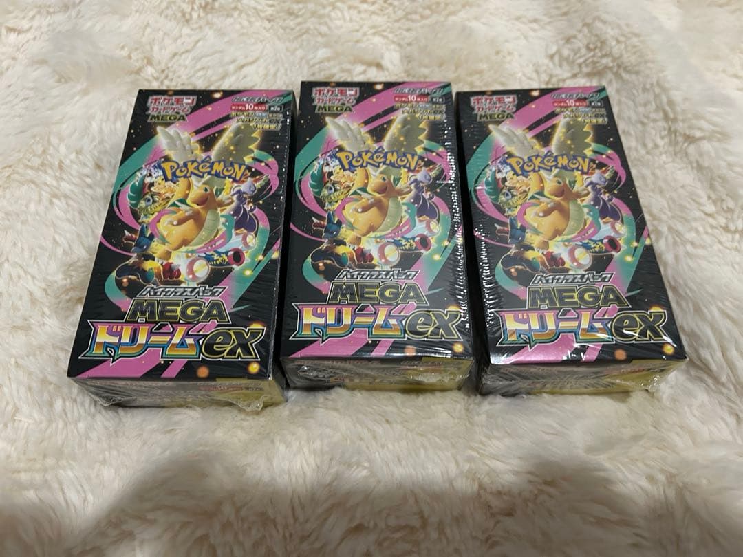 ポケモンカード　MEGA ドリームex シュリンク付き　3box