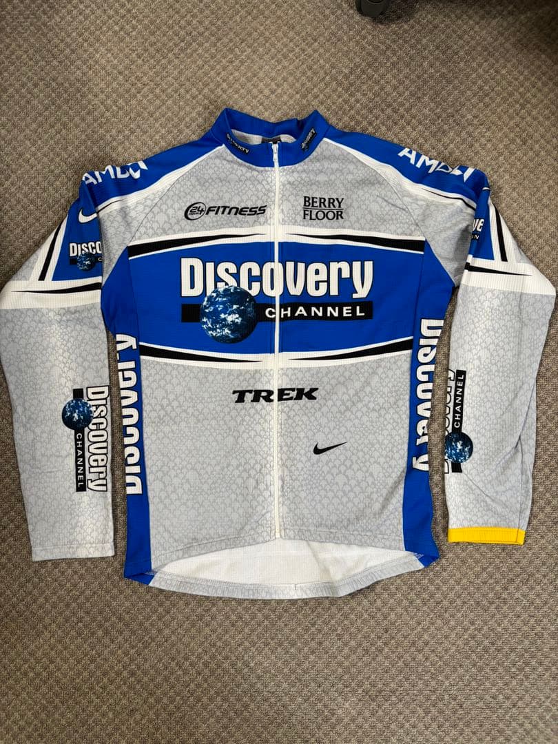 【美品】サイクルジャージ セット Discovery Channel サイズXL