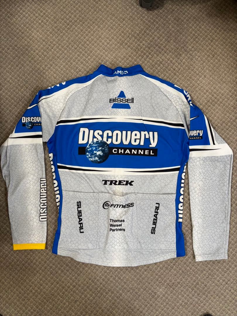 【美品】サイクルジャージ セット Discovery Channel サイズXL