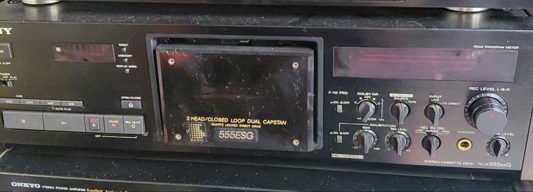 SONY 555ESG ステレオカセットデッキ