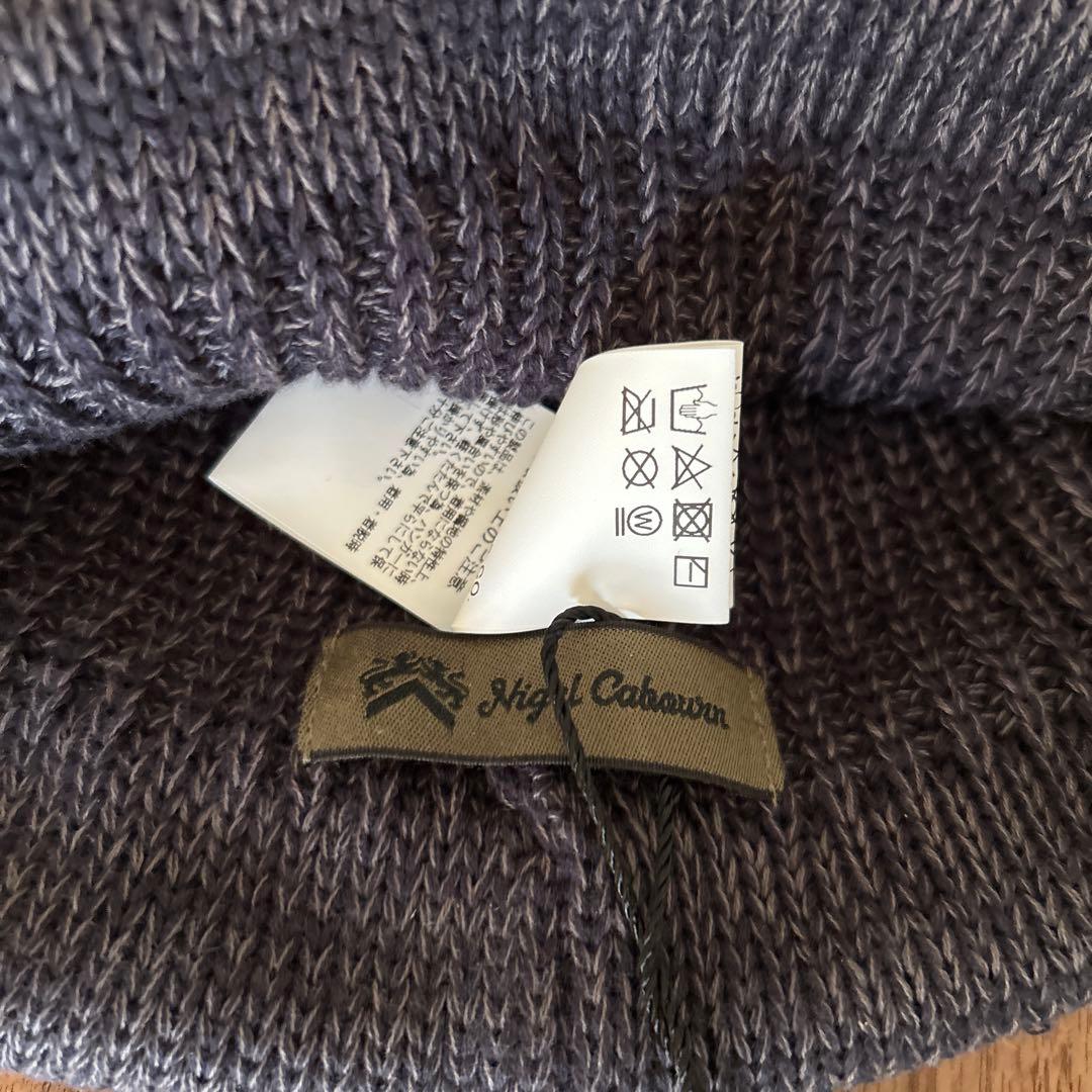 新品　Nigel Cabourn BEANIE COTTON ネイビー ニット帽