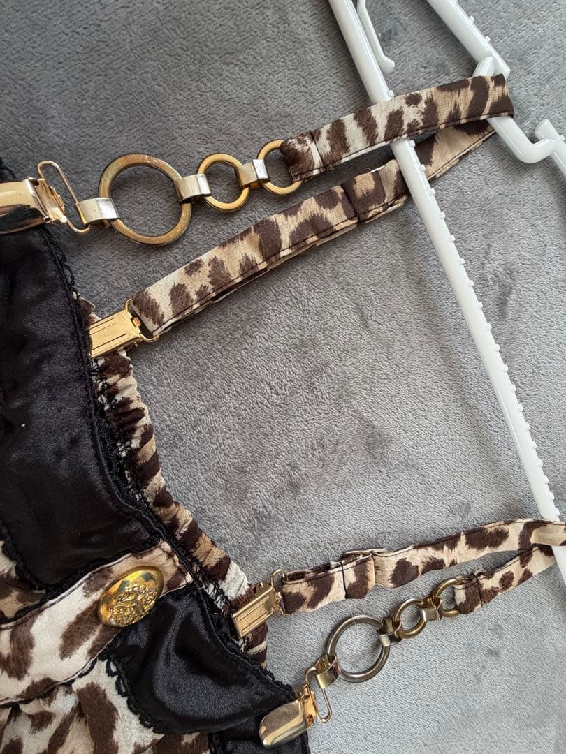 超希少‼️ d.i.a ヒョウ柄キャミワンピース ショーパン y2k ギャル