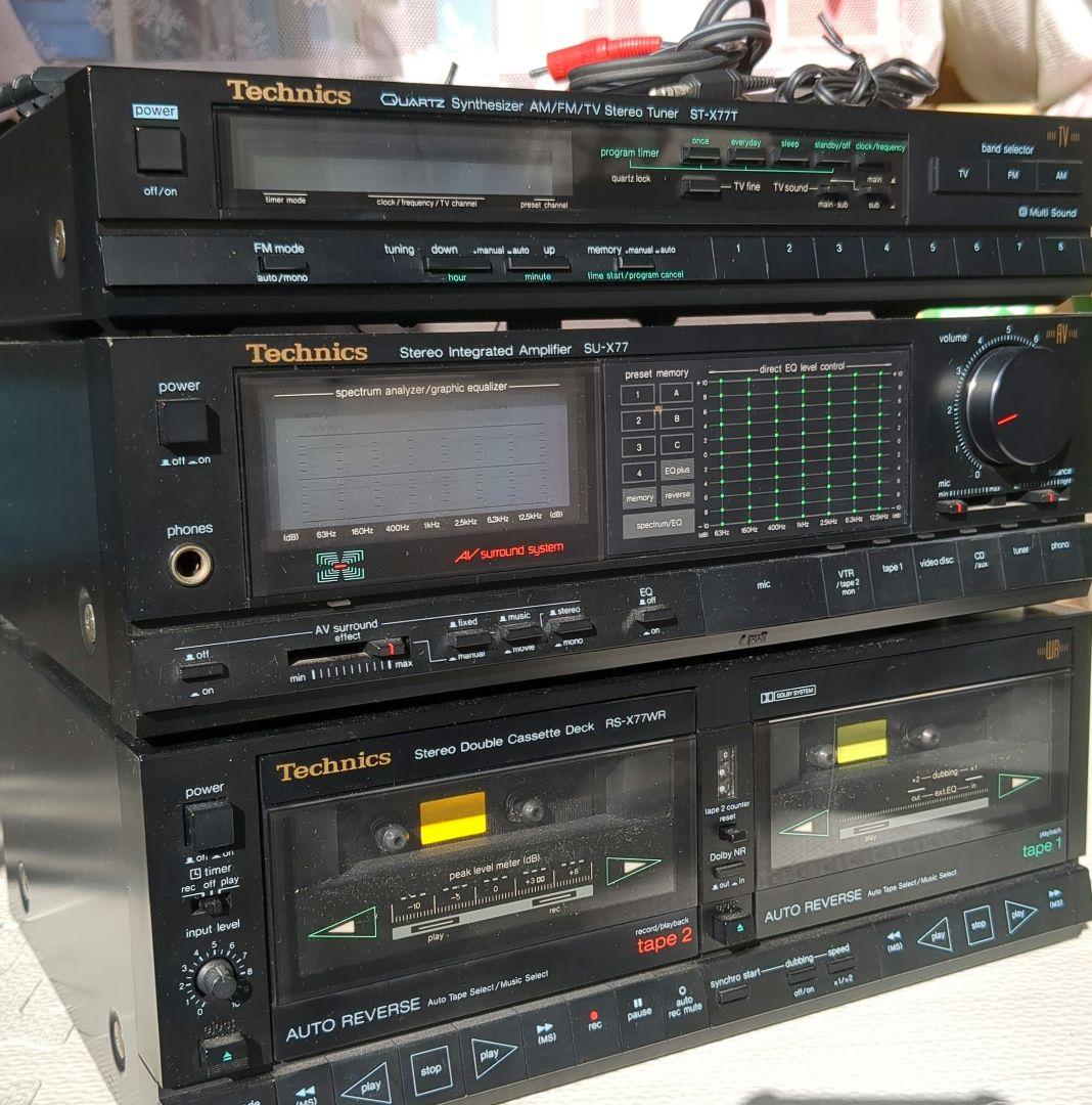 Technics オーディオ 　昭和60年代後半　レトロ　松下電器産業株式会社