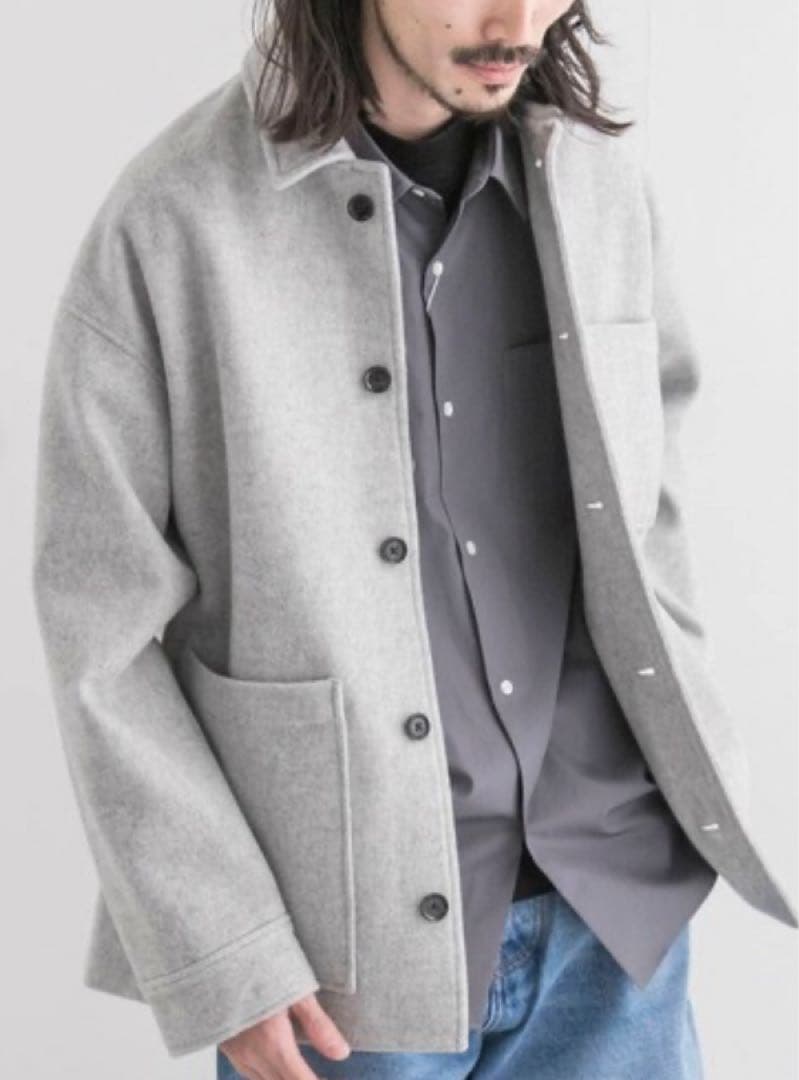 【新品】URBAN RESEARCH メルトンバルーンフィットカバーオール L