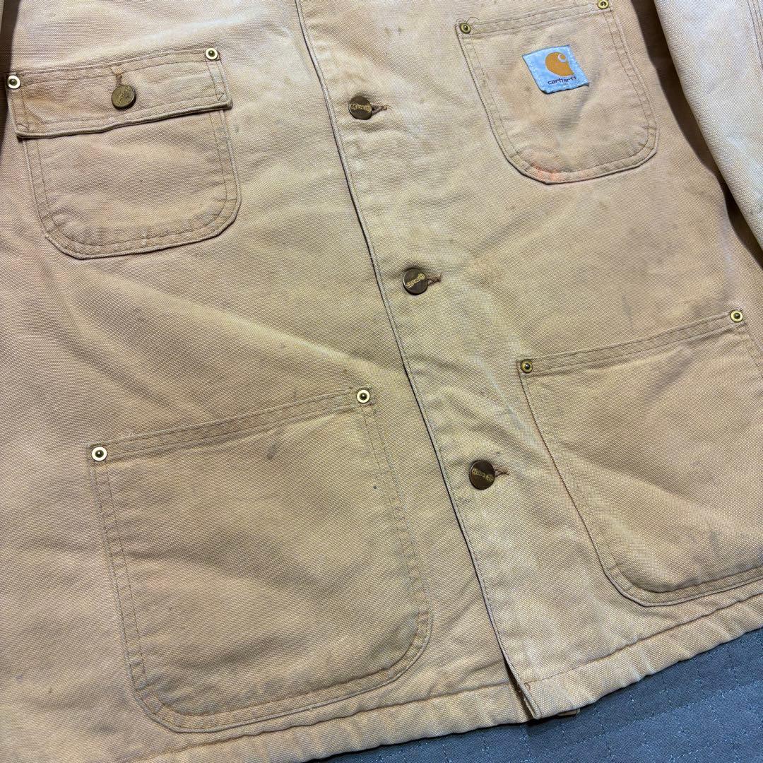 80s カーハート ダックカバーオール USA製 星タグ 雰囲気系 ブランケット