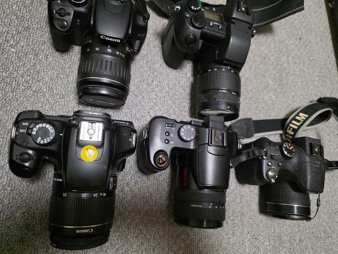 カメラ5点セット CANON OLYMPUS FUJIFILM PANSONIC