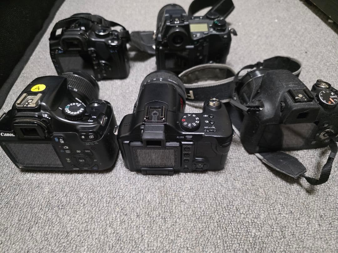 カメラ5点セット CANON OLYMPUS FUJIFILM PANSONIC