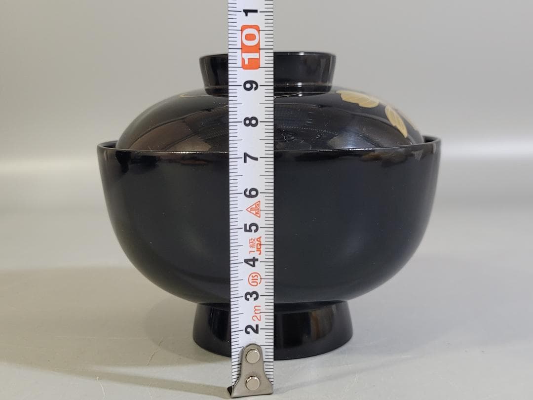 輪島塗 吸物椀 五客 塗師 松雲作 美品 DT251