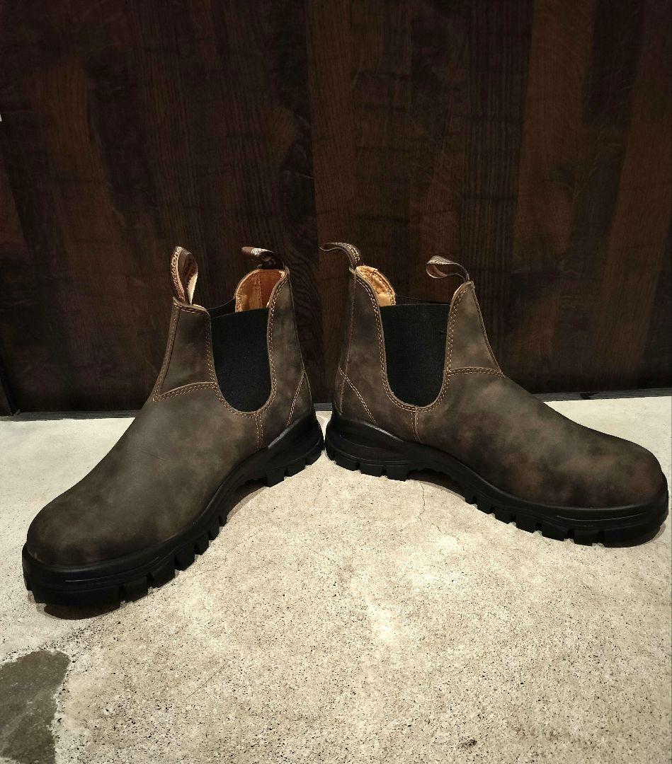 ブランドストーン LUG BOOT ブラウン サイドゴアブーツ