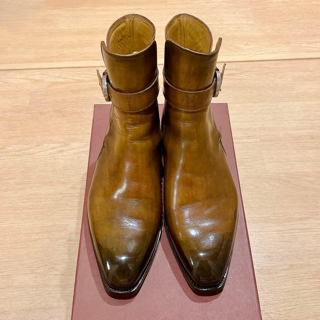 ナポリターノラケーレ ジョッパーブーツ ハンドソーン パティーヌ 5.5