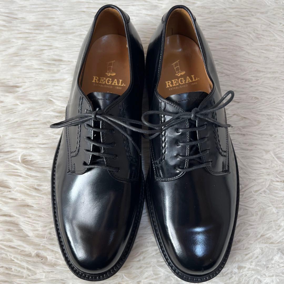 【新品未使用】リーガル　2504 プレーントゥ　レザーシューズ