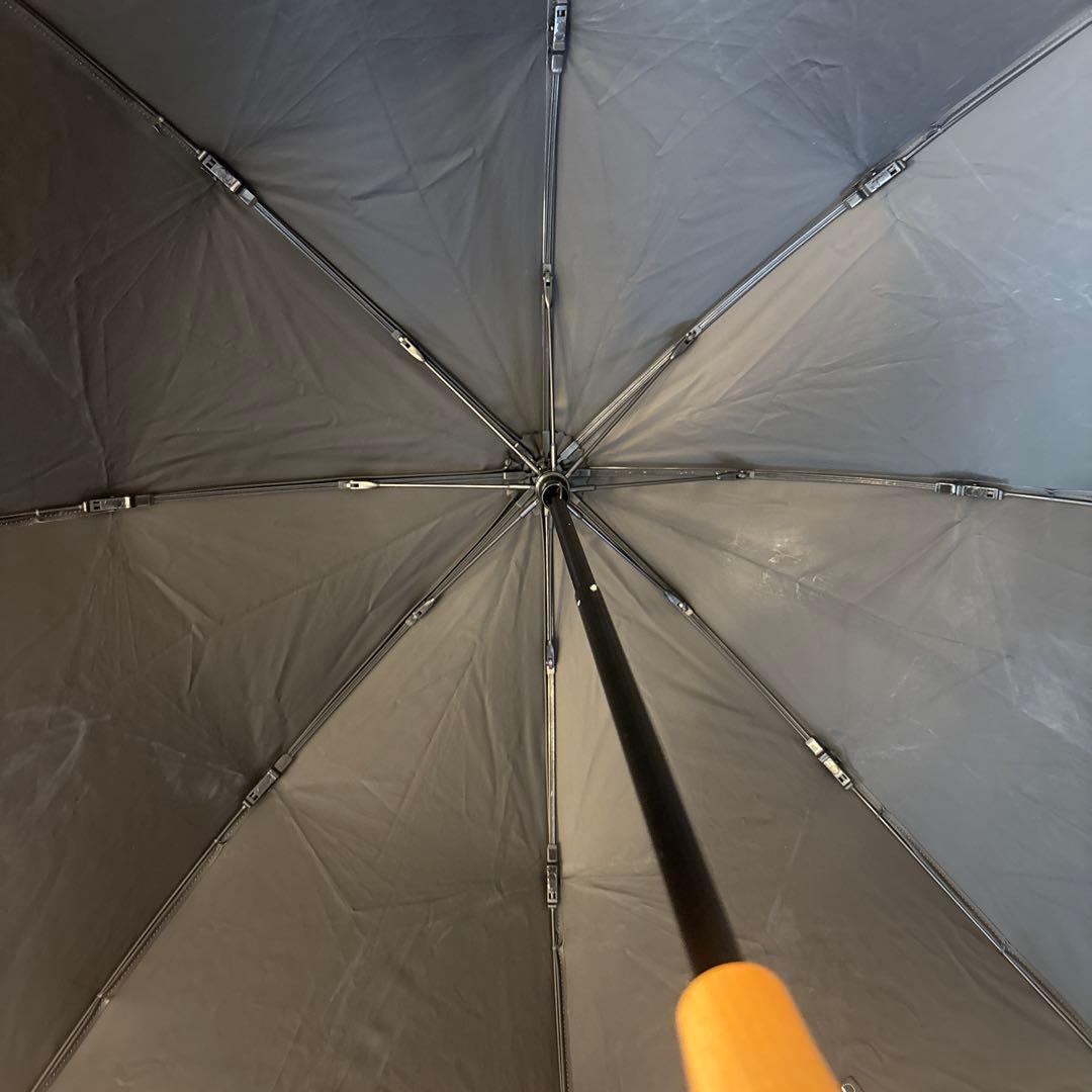 サンバリア100 ストライプフリル　2段折日傘