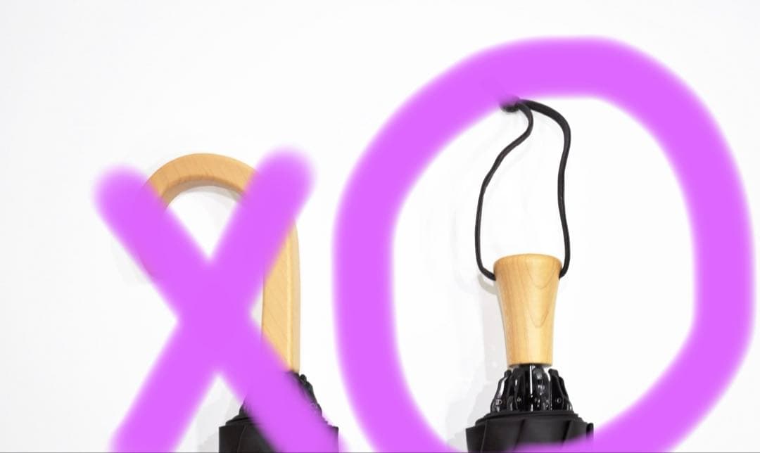 サンバリア100 ストライプフリル　2段折日傘