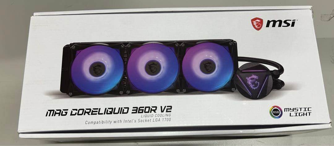 PC用ファン・クーラー MSI MAG 360mm CoreLiquid 360R V2 ARGB