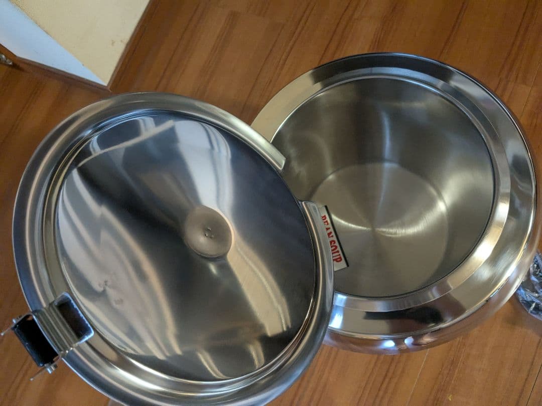 【未使用】 業務用 湯煎式 スープジャー 9L デジタル式