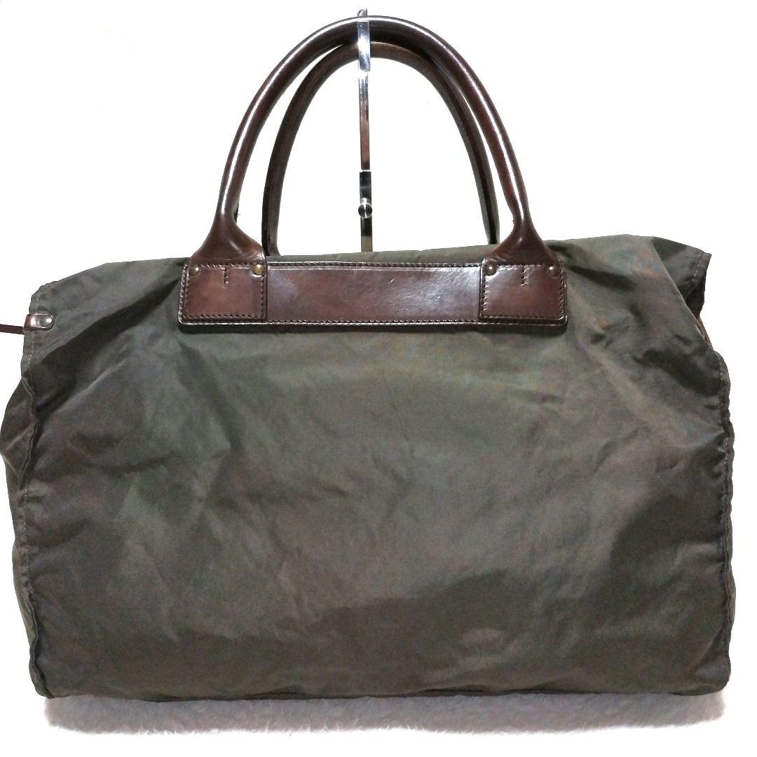 【美品】Felisi フェリージ P4 ナイロン×本革 2way ボストンバッグ