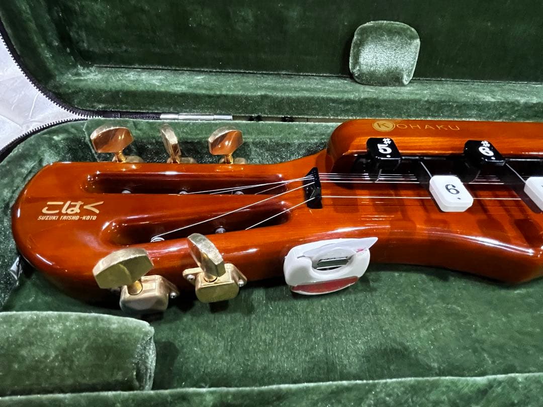 SUZUKI 電気大正琴　こはく　ソプラノ　CHK-1 専用ケース付き