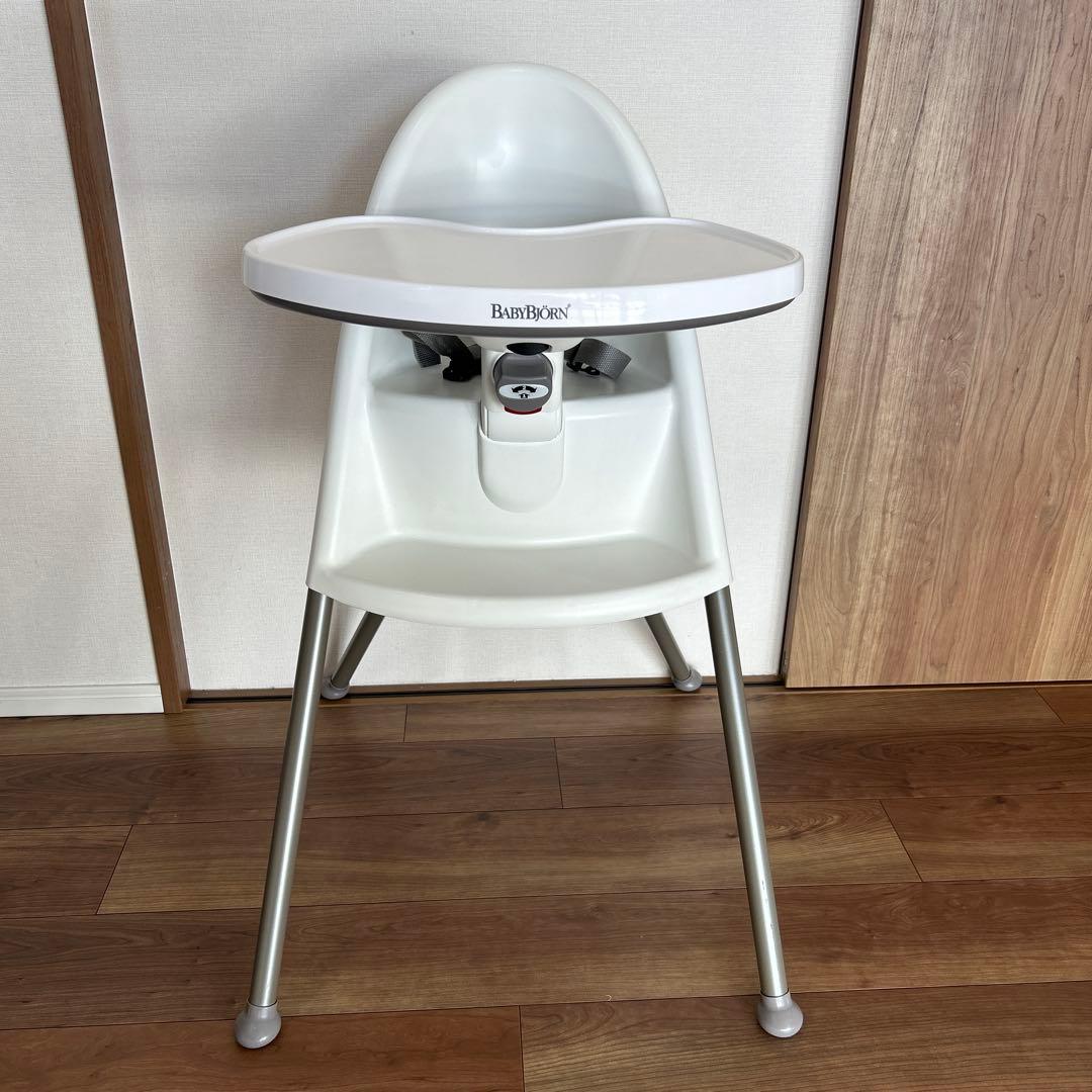 【グレー脚】BabyBjornベビービョルン ハイチェア ハーネス付き✰廃盤品✰