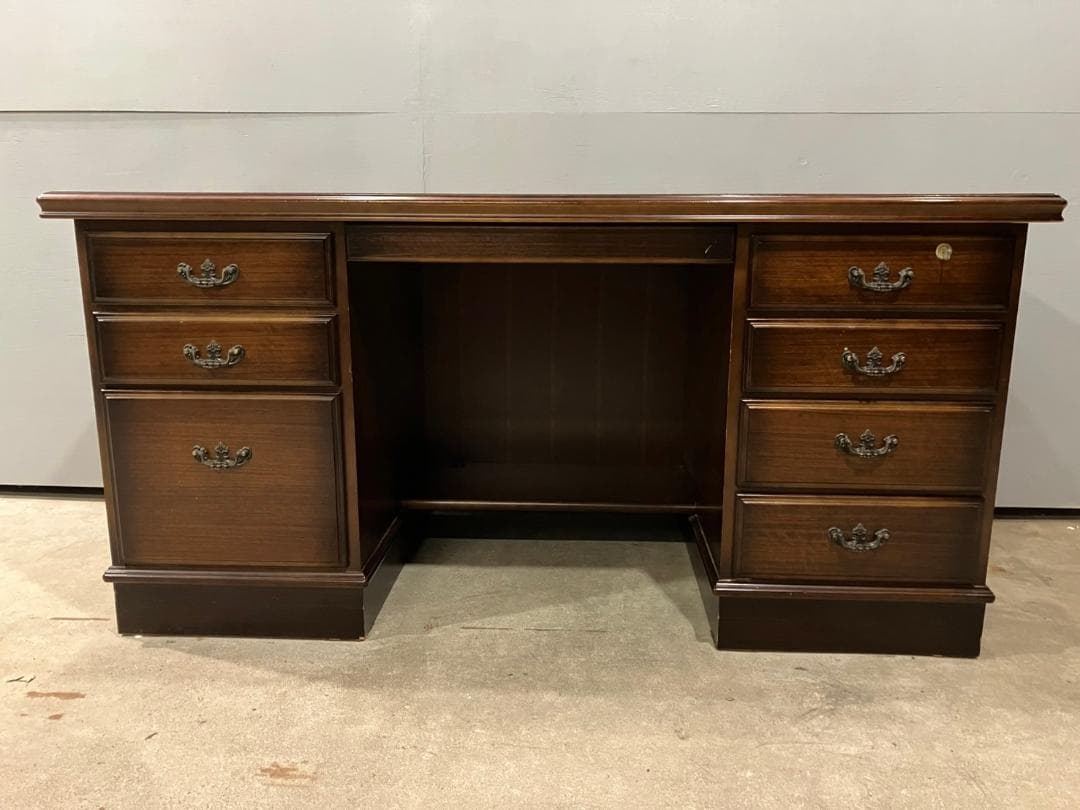 『karimoku』カリモク 両袖机 エグゼクティブデスク 書斎机 ワークデスク