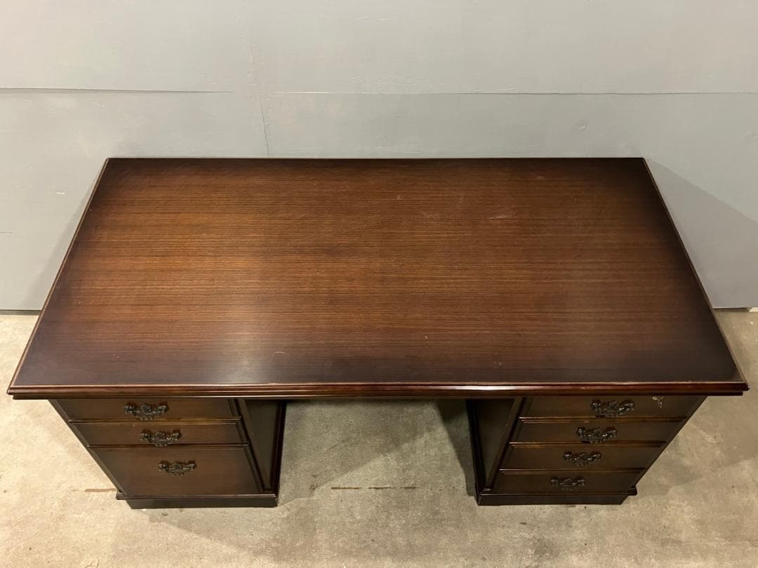 『karimoku』カリモク 両袖机 エグゼクティブデスク 書斎机 ワークデスク