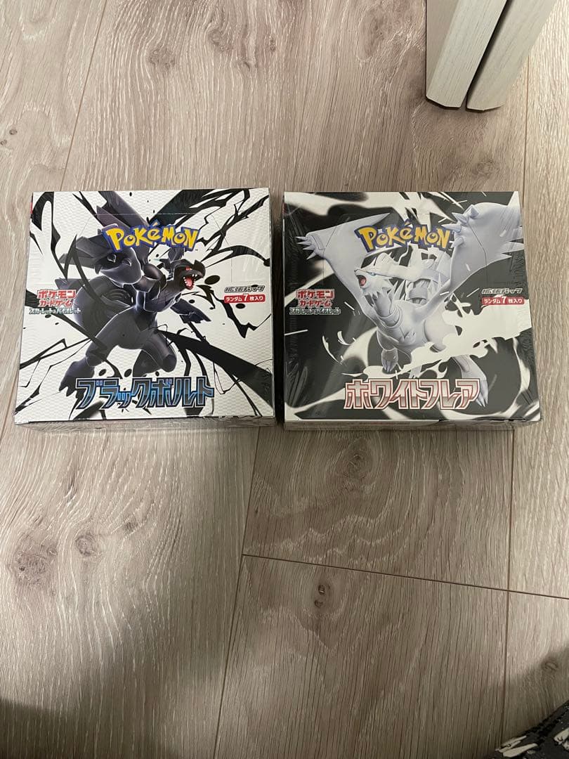 ま*え様 ポケカ ブラックボルト ホワイトフレア 未開封BOX(シュリンク付き)