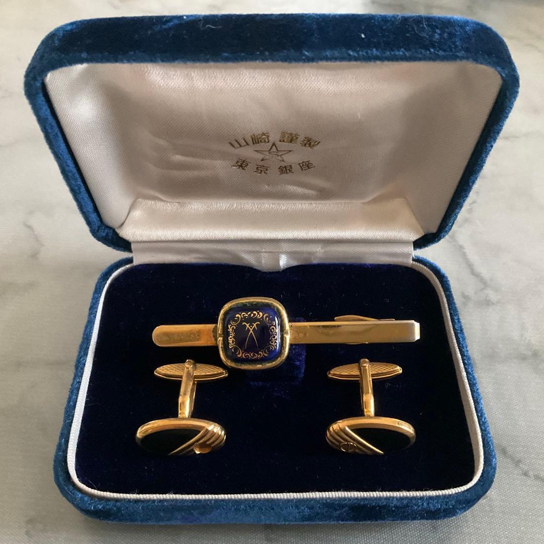 ネクタイピン カフスボタン おまとめ　菊花紋　ダンヒル　七宝焼(佐野登志子)他