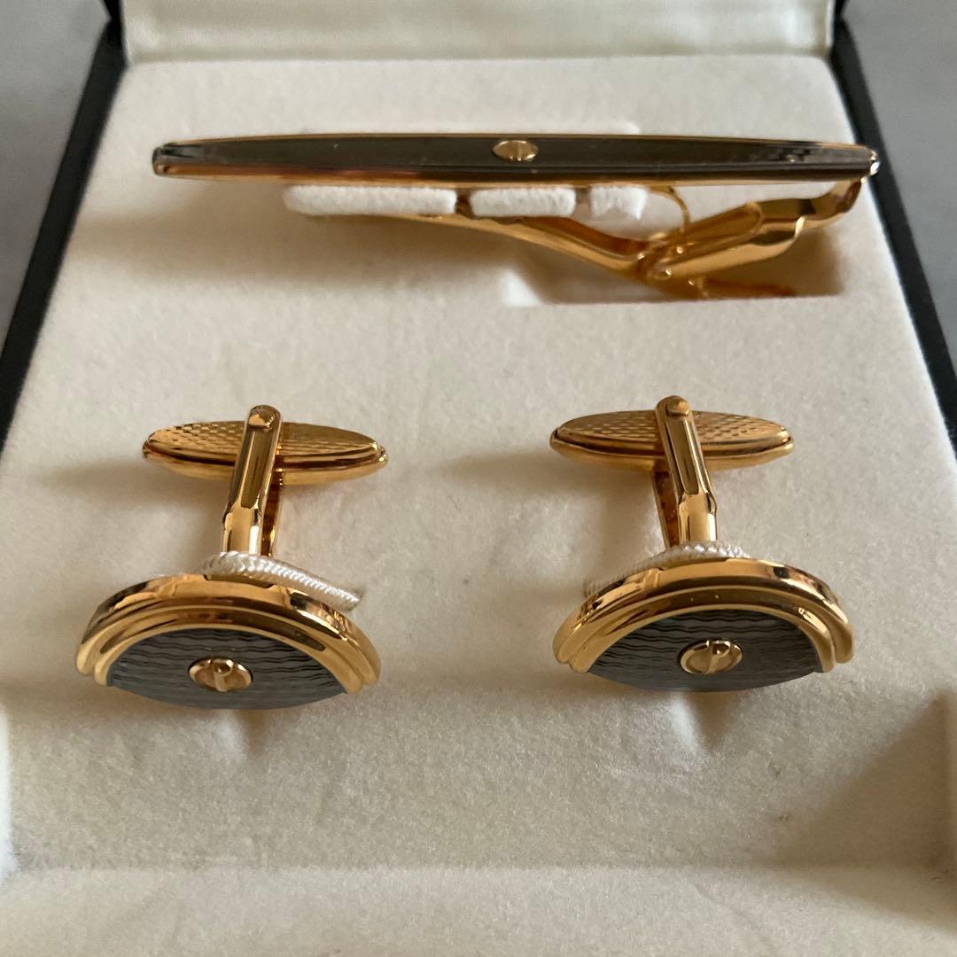 ネクタイピン カフスボタン おまとめ　菊花紋　ダンヒル　七宝焼(佐野登志子)他