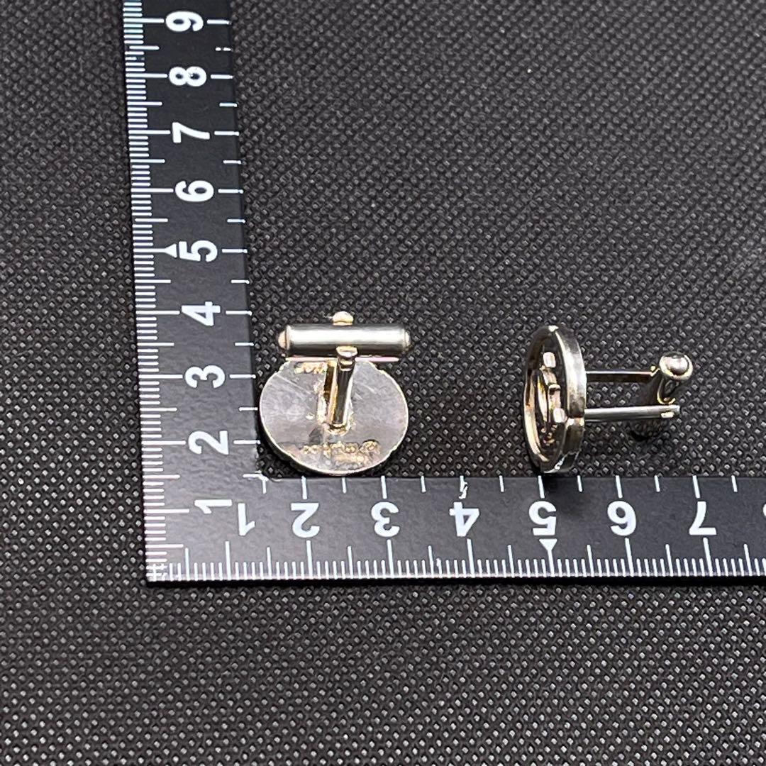 カルティエ　カフス　ラウンド　シルバー　ダブルCロゴ　#A-169