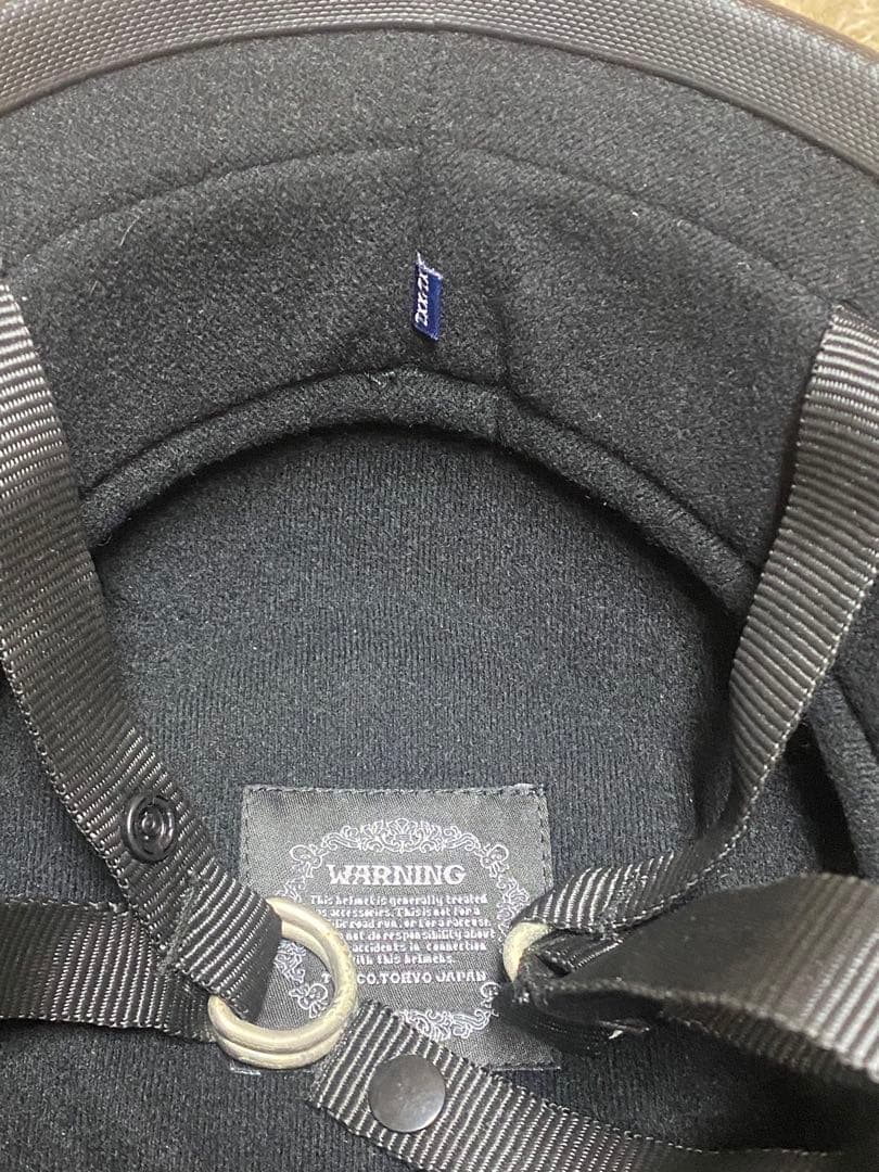 USA ジャーマン　ハーフ マットブラック 装飾用ヘルメット ttco