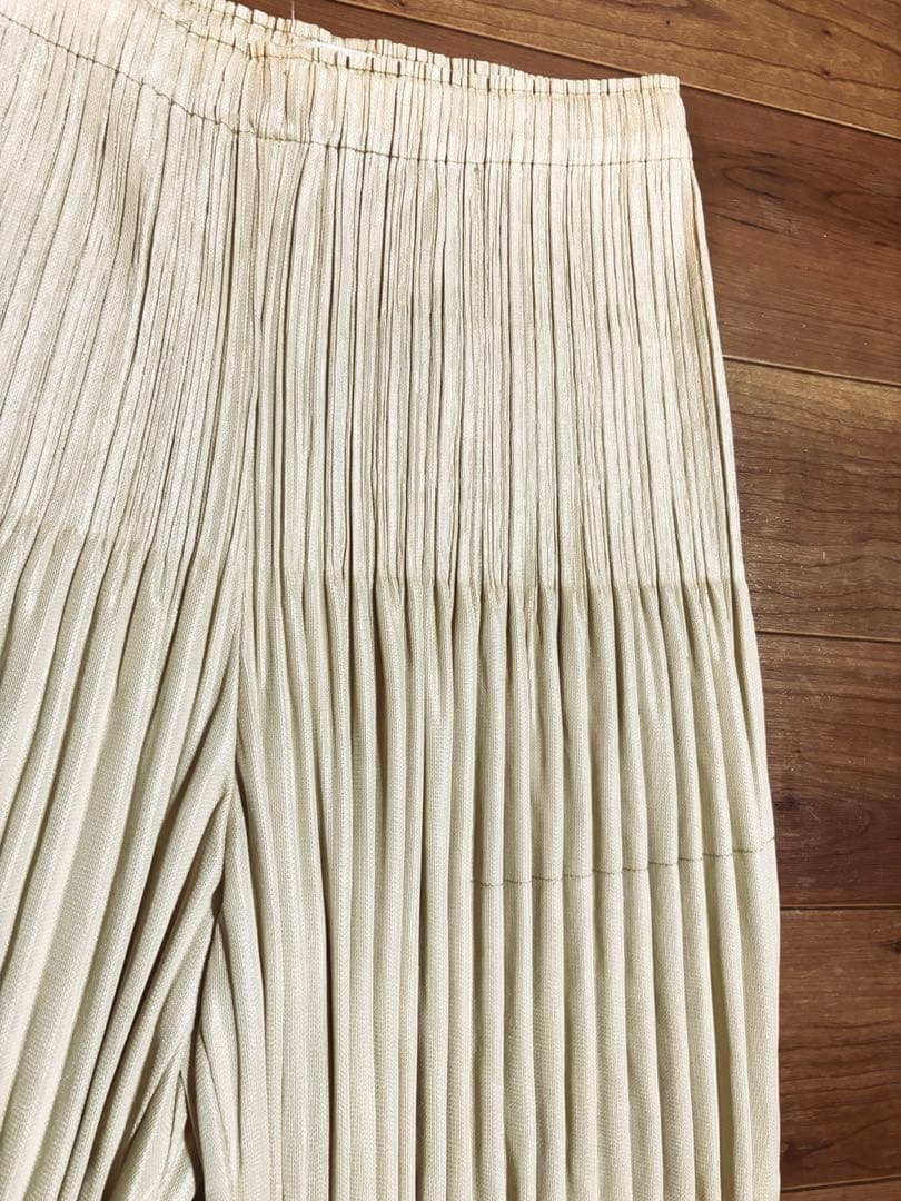 PLATS PLEASE プリーツサルエルパンツ レモンイエロー